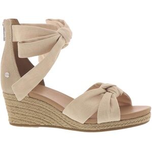 UGG Yarrow Canvas Wedge Sandals